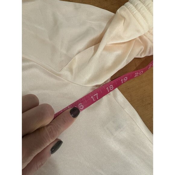 1960s Vanity Fair House Dress: Vintage Peach Mod Robe XS - Picture 6 of 7